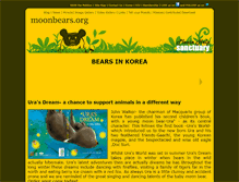 Tablet Screenshot of moonbears.org